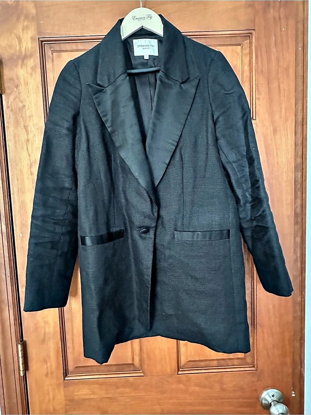 Emerson Fry Women's Black Blazer Size 4 Like New